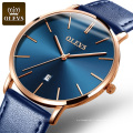 Montre dame mode minimaliste Quartz Date automatique montre-bracelet alliage matériel étanche en cuir véritable horloge Relogio Feminino 2020